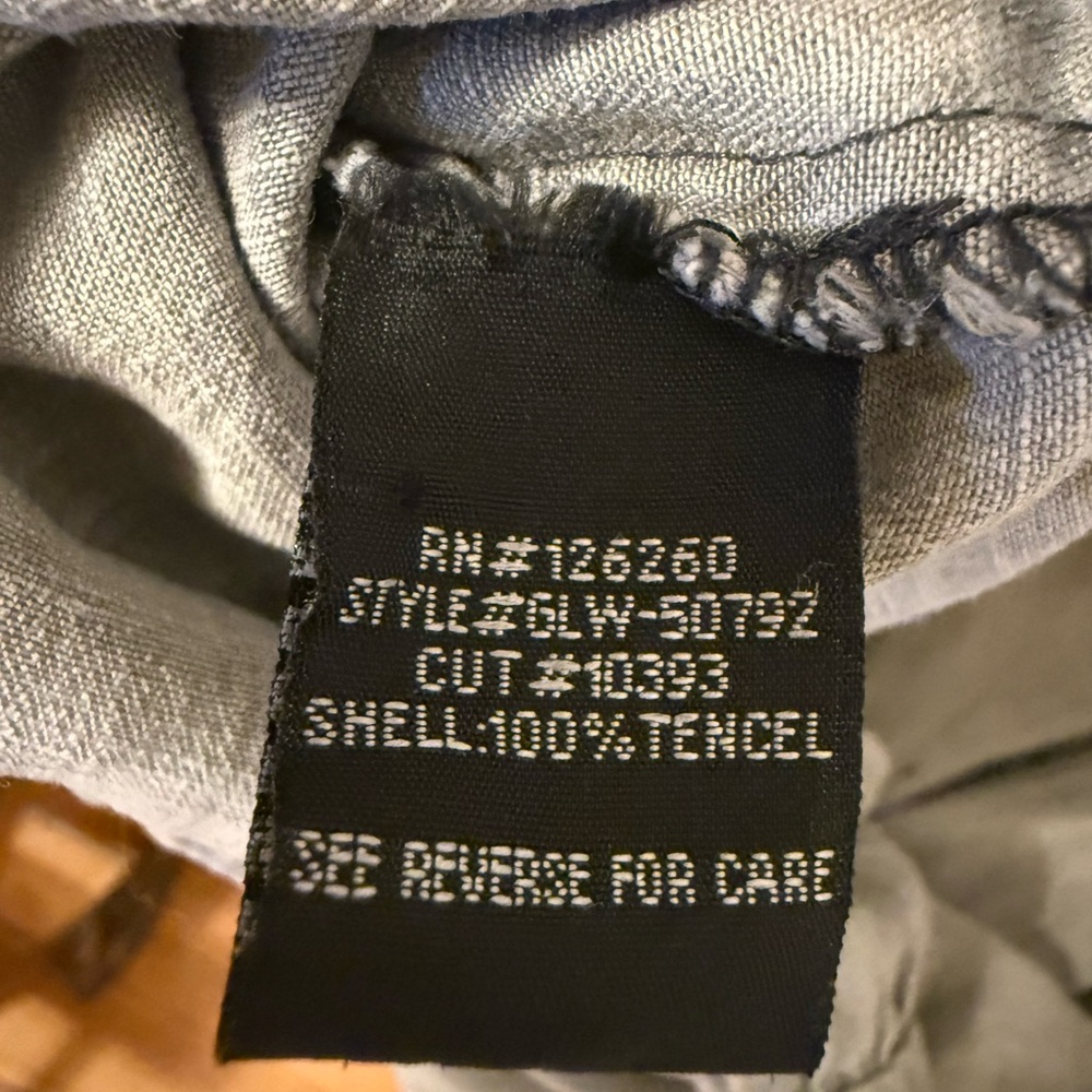 Grey Button-Front Mini Dress - Picture 6 of 10